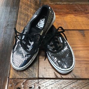 Vans black sneakers